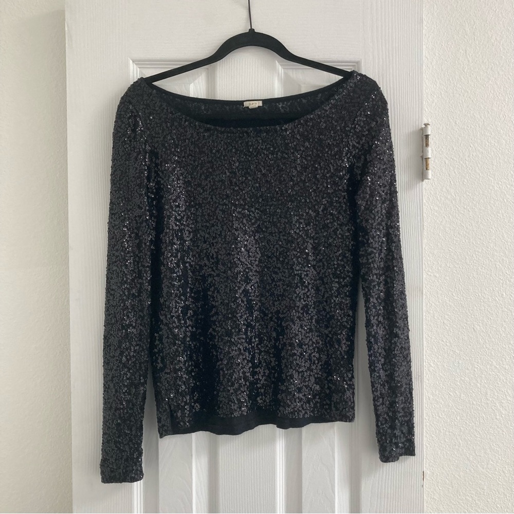 Jcrew sequin top